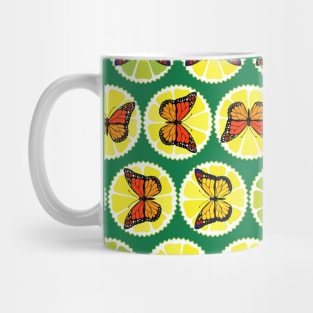 Butterflies and fruits Mug